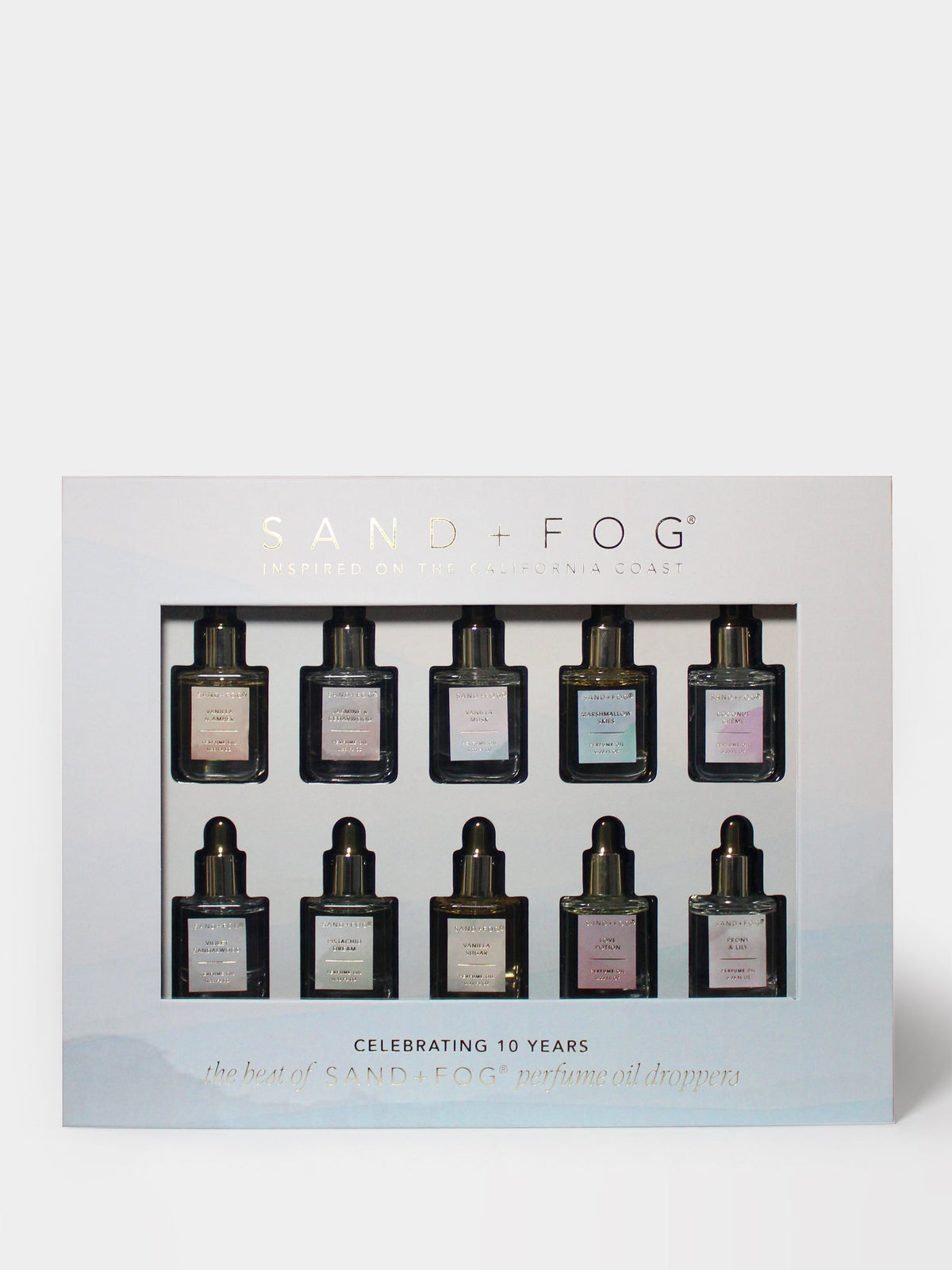 Ten Year Anniversary Long-lasting Perfume Oil Dropper Set