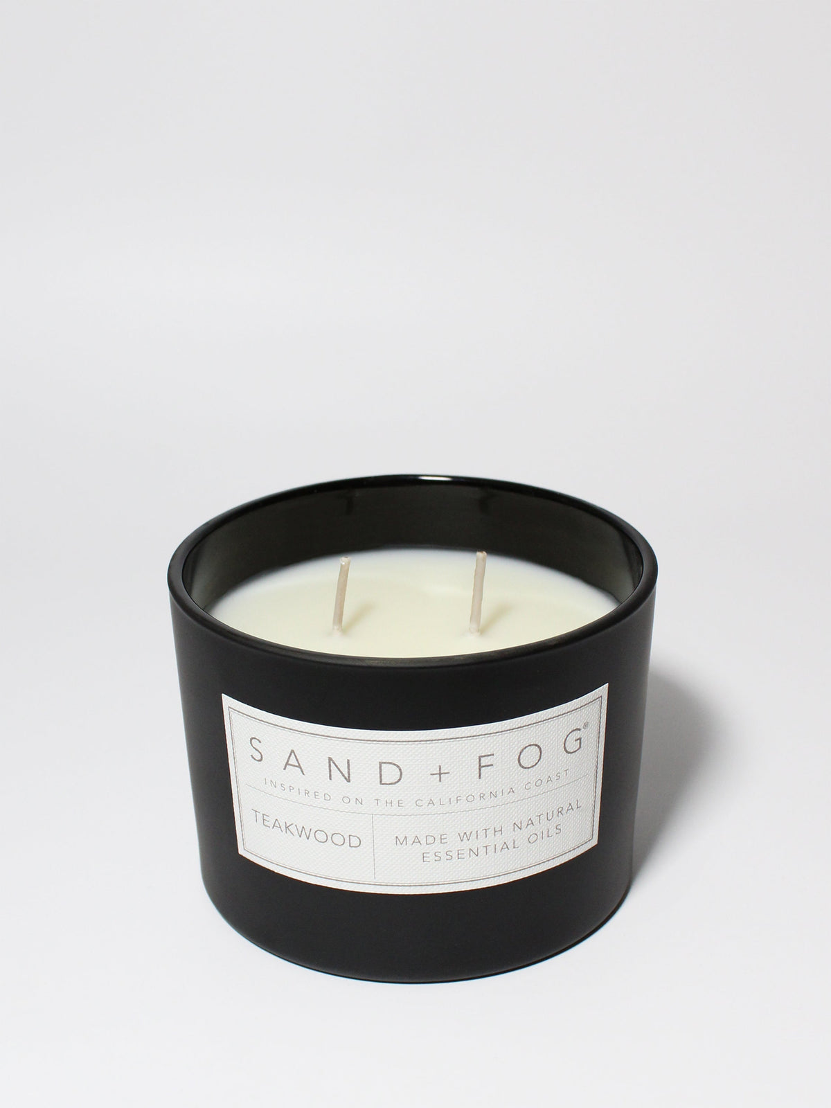 Teakwood Hand-poured 12 oz scented candle