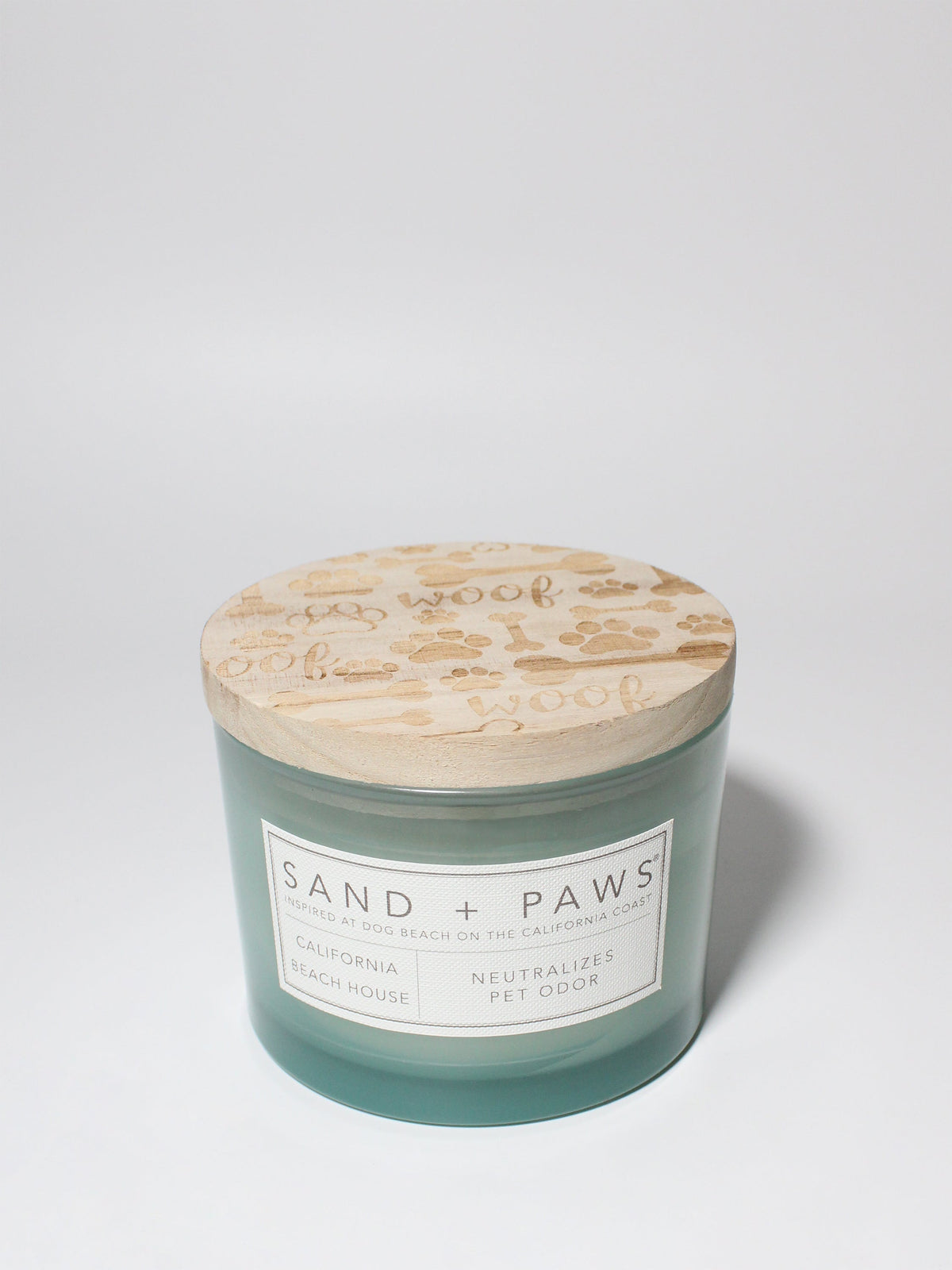 Sand + Paws California Beach House Hand-poured 12 oz scented candle