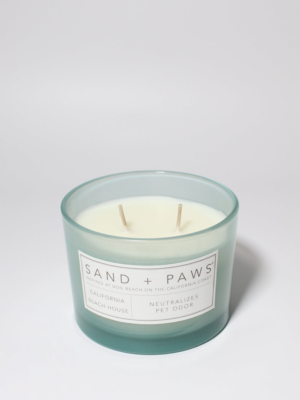Sand + Paws California Beach House Hand-poured 12 oz scented candle