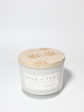 Sand + Paws Ocean Mist Hand-poured 12 oz scented candle