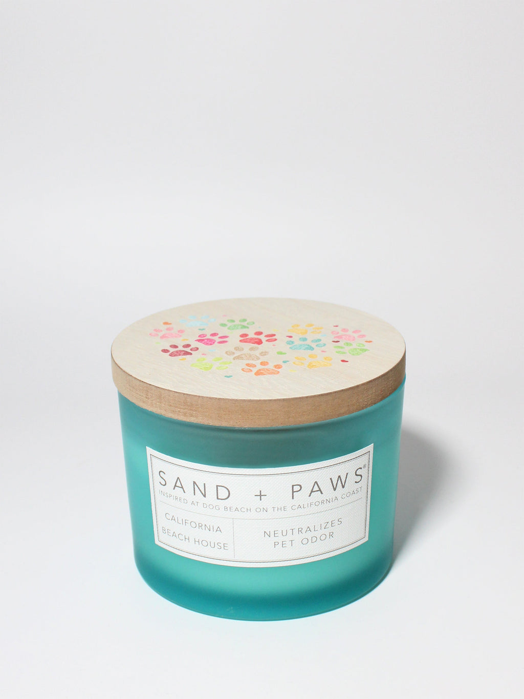 Sand + Paws California Beach House Hand-poured 12 oz scented candle