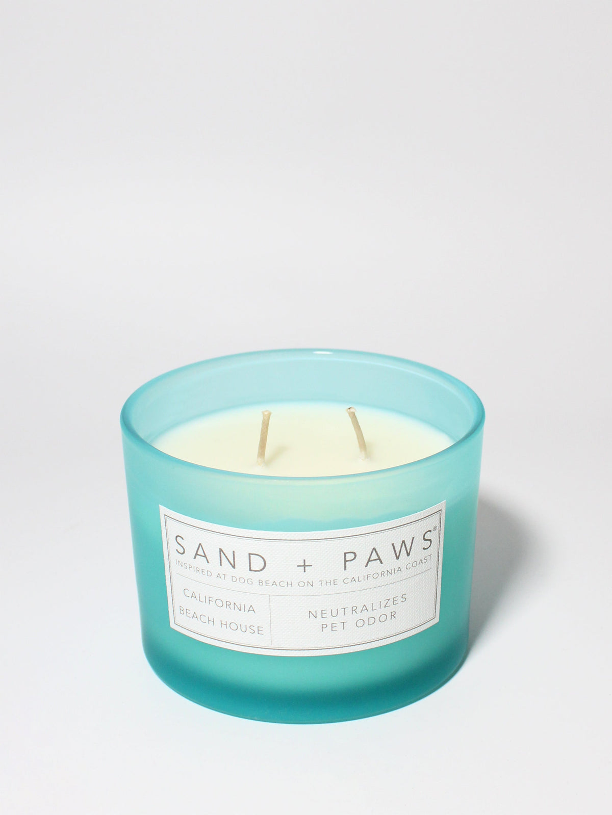 Sand + Paws California Beach House Hand-poured 12 oz scented candle