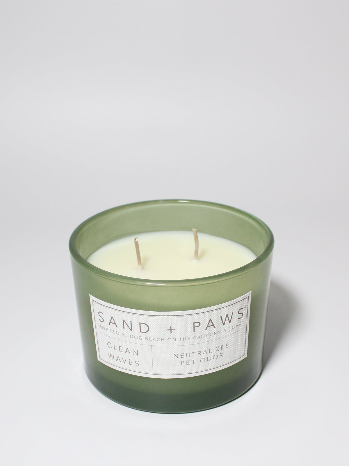 Sand + Paws Clean Waves Hand-poured 12 oz scented candle
