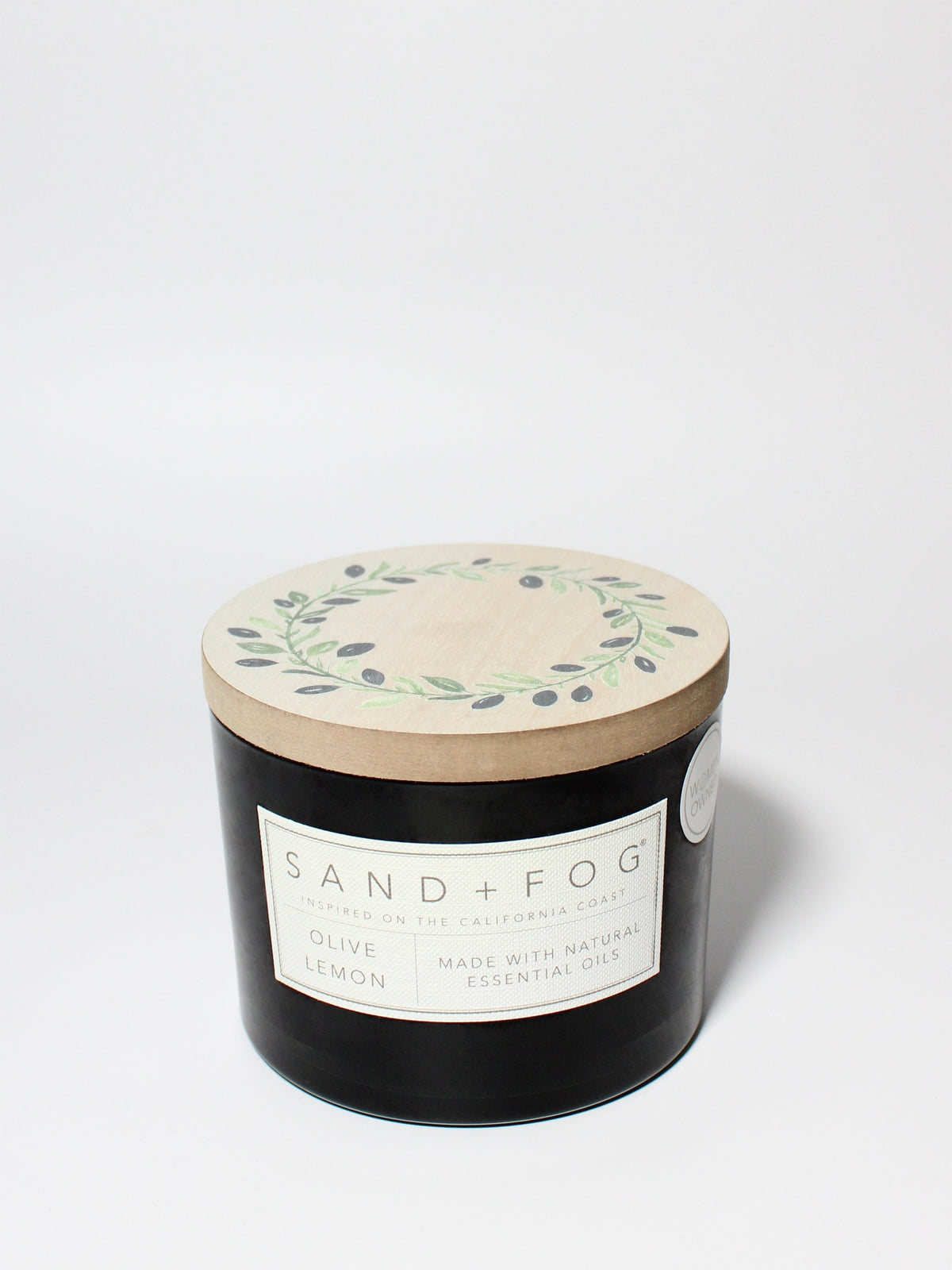 Olive Lemon Hand-poured 12 oz scented candle