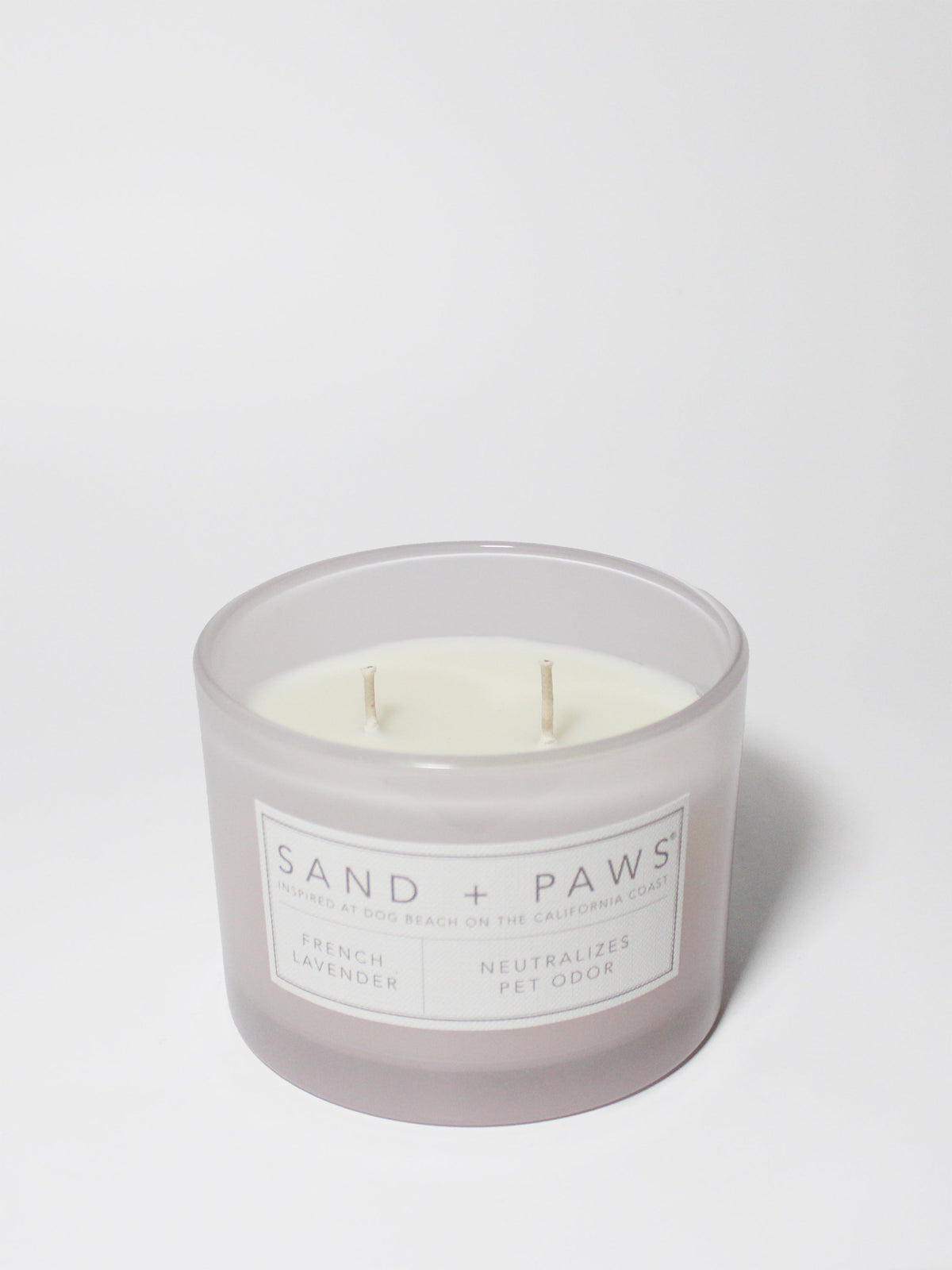 Sand + Paws French Lavender Hand-poured 12 oz scented candle