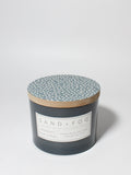 Midnight Blue Citrus Hand-poured 12 oz scented candle