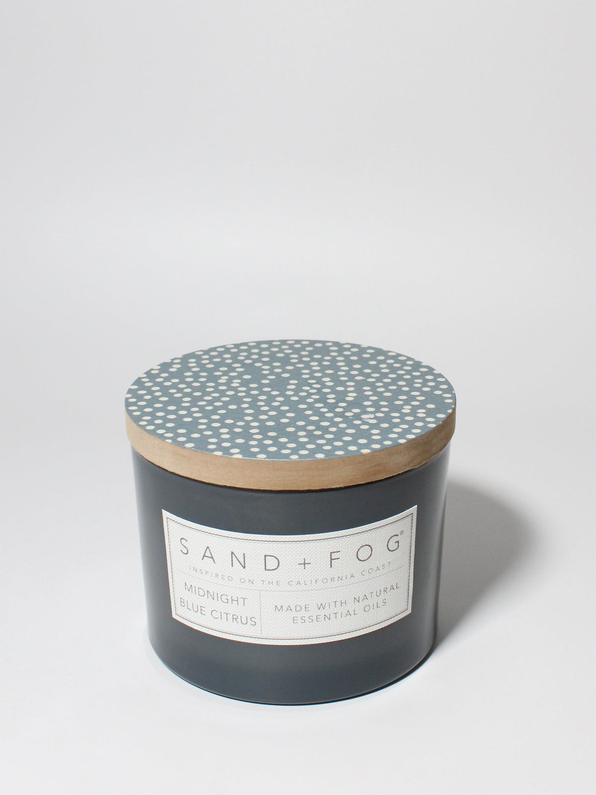 Midnight Blue Citrus Hand-poured 12 oz scented candle
