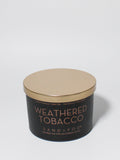 Weathered Tobacco Hand-poured 12 oz scented candle