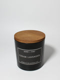 Cedar Lavender Hand-poured 21 oz scented candle