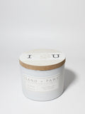 Sand + Paws Island Orchid Hand-poured 12 oz scented candle