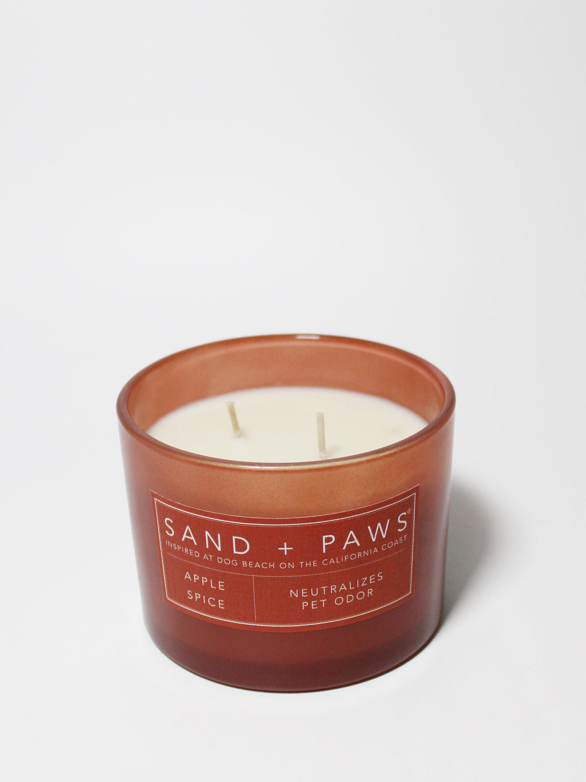 Sand + Paws Apple Spice Hand-poured 12 oz scented candle