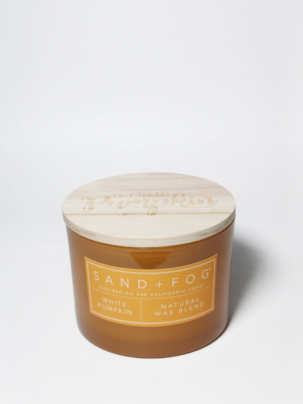 White Pumpkin Hand-poured 12 oz scented candle