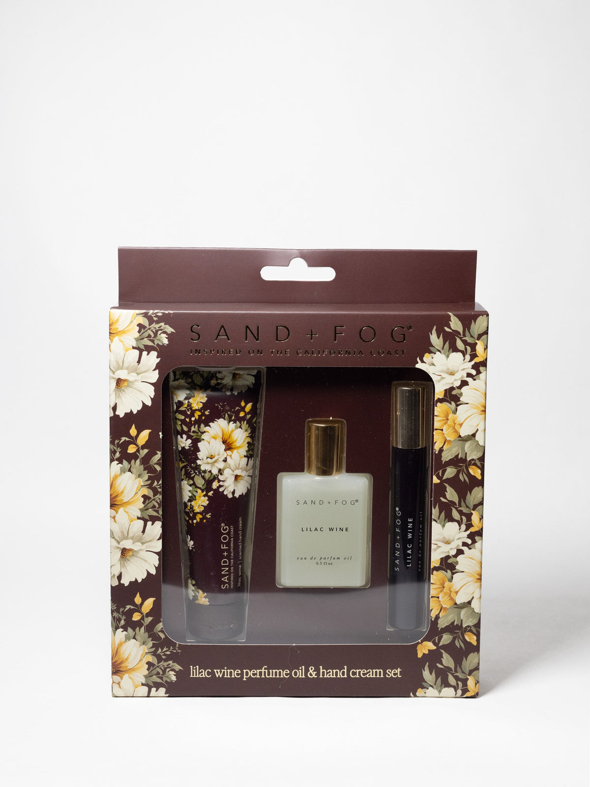 Nourishing Hand Cream and Perfume Oil Rollerball Set - Lilac Wine