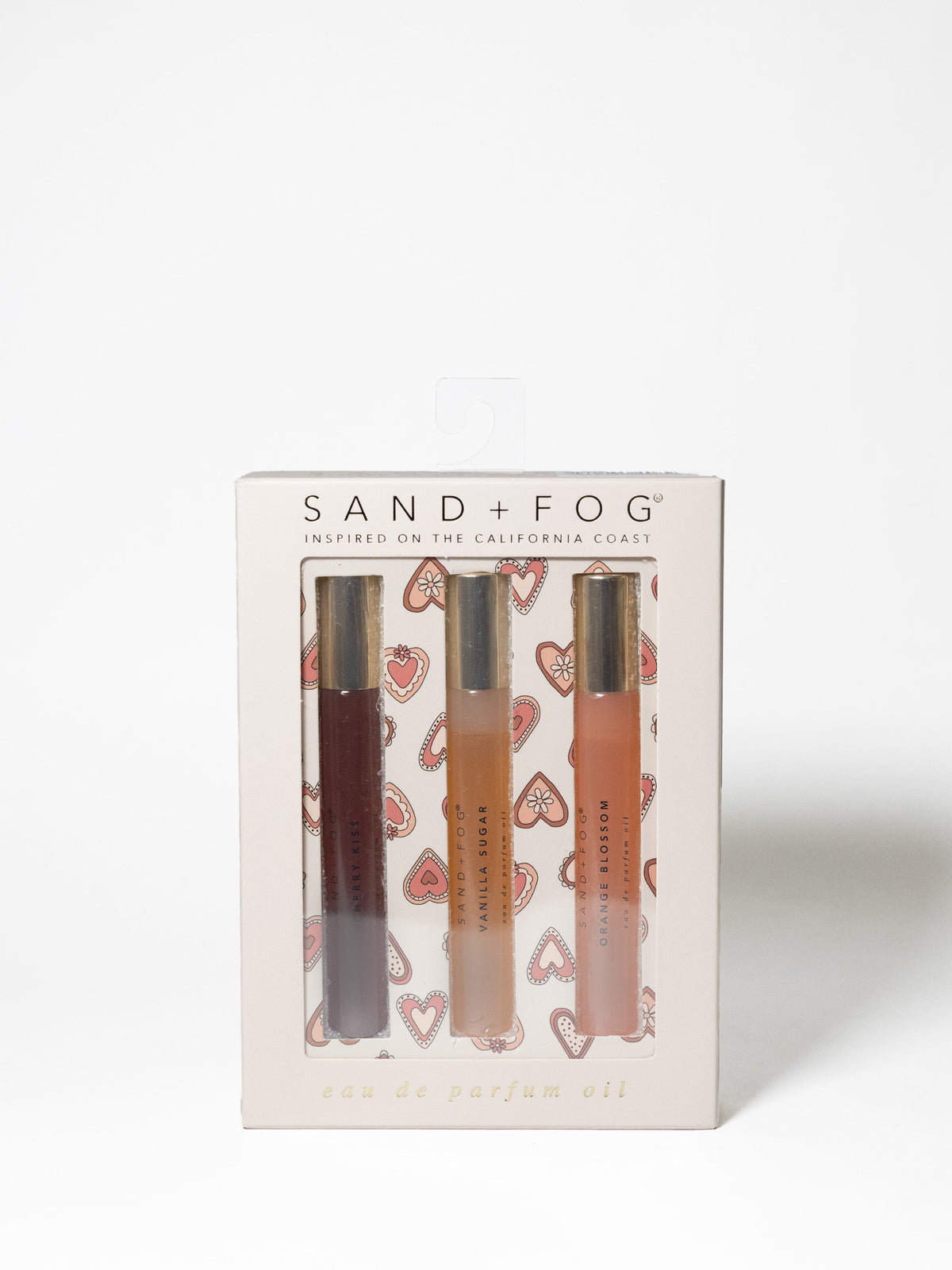 Exploratory Long-lasting Perfume Oil Rollerball Set - Pink Heart Collection