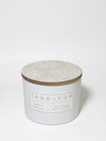 White Vanilla Hand-poured 12 oz scented candle
