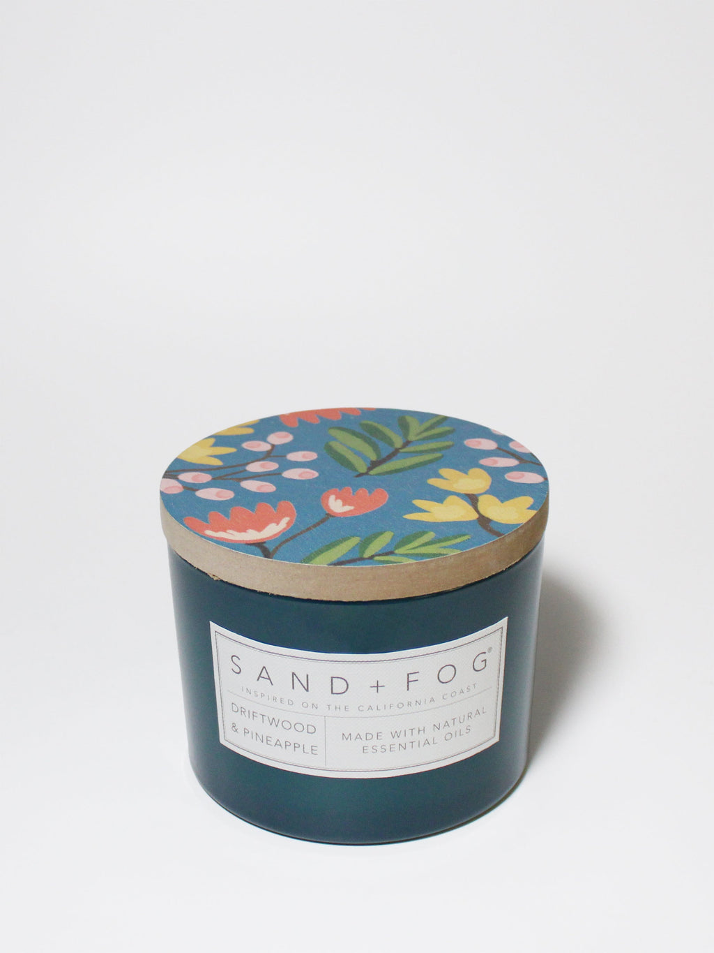 Driftwood & Pineapple Hand-poured 12 oz scented candle