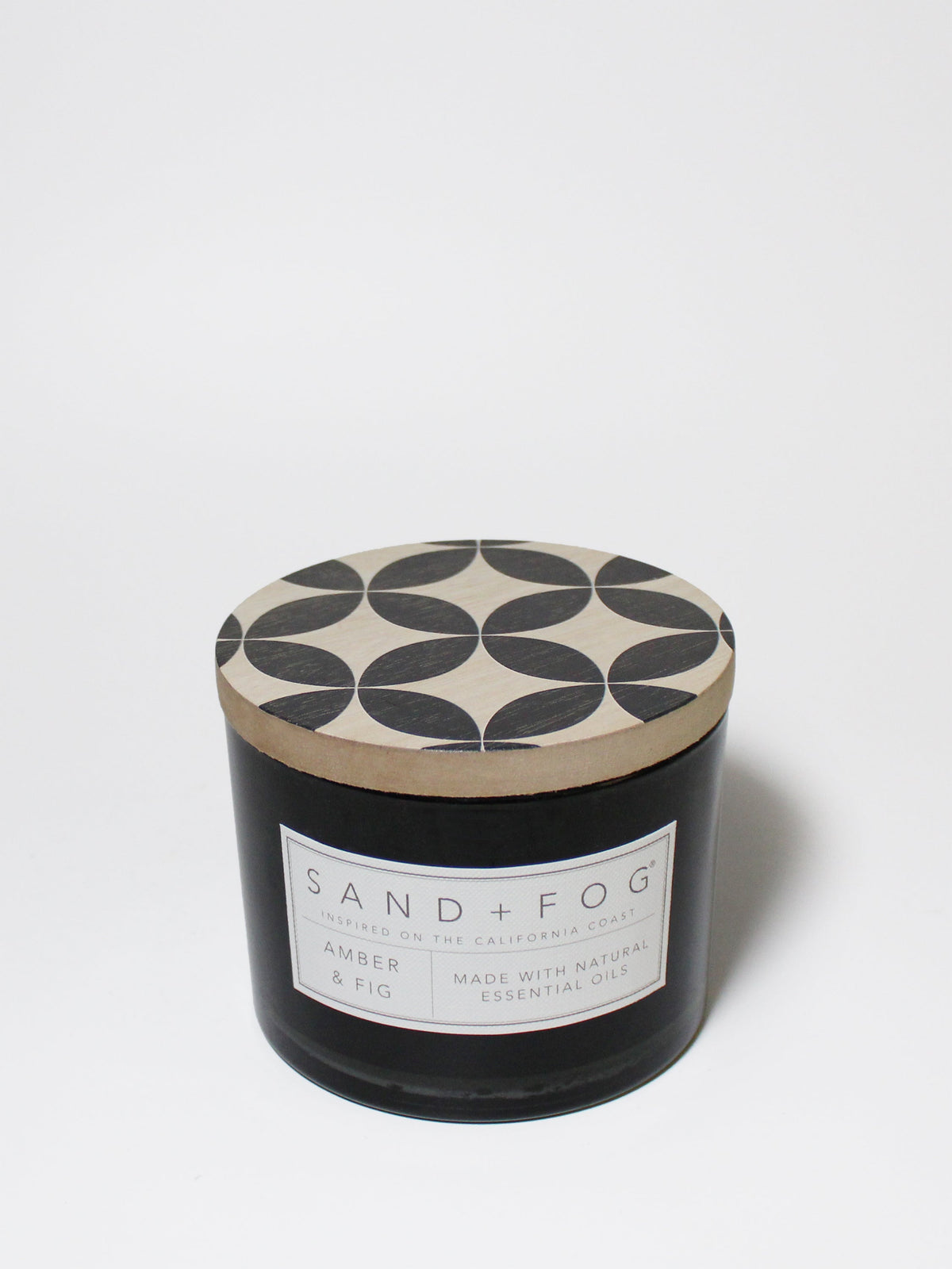 Amber & Fig Hand-poured 12 oz scented candle