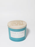 Sand + Paws Golden Citrus Hand-poured 12 oz scented candle