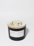 Sand + Paws White Vanilla Hand-poured 12 oz scented candle