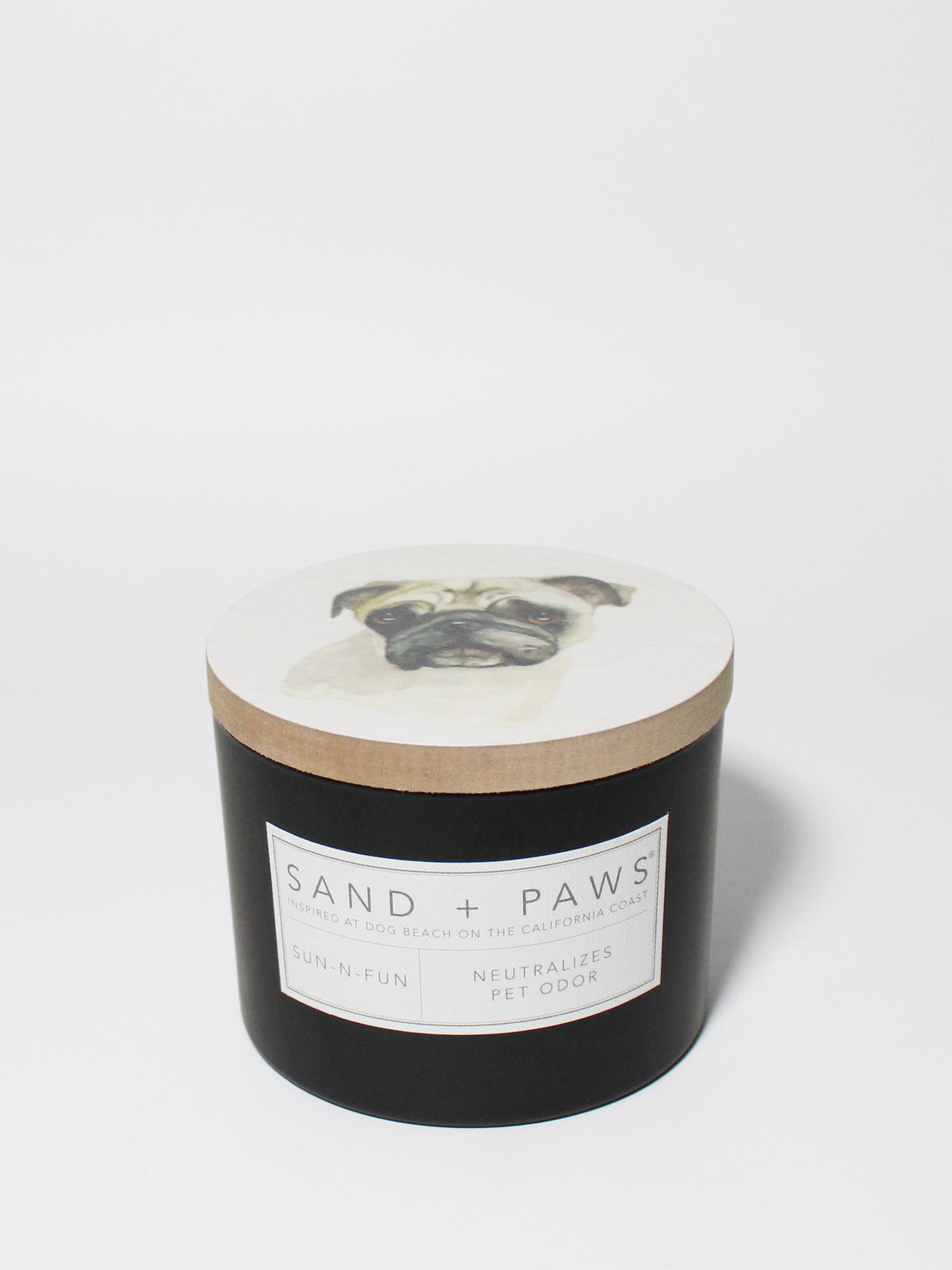 Sand + Paws Sun-n-Fun Hand-poured 12 oz scented candle