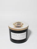 Sand + Paws Teakwood Hand-poured 12 oz scented candle