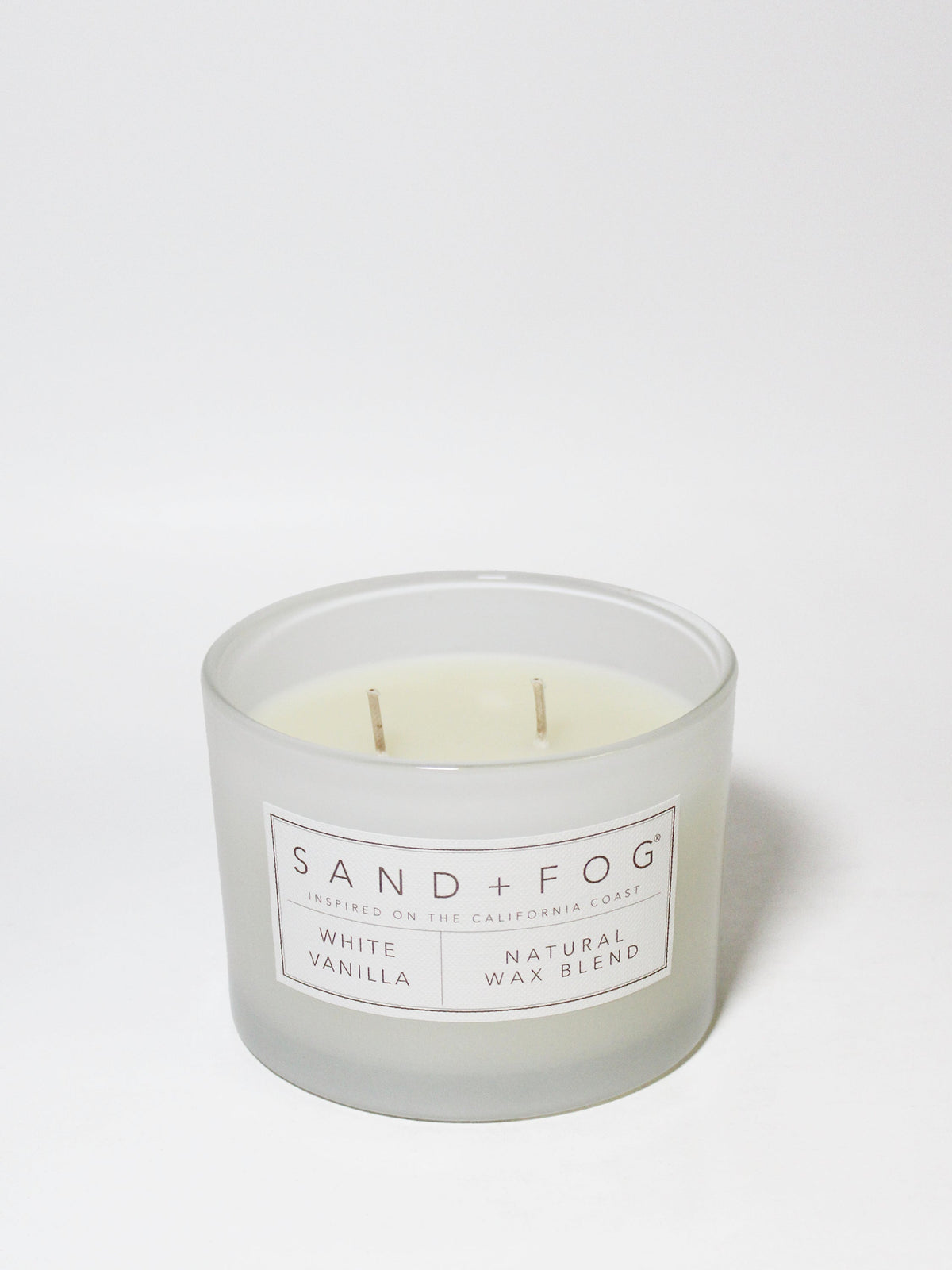 White Vanilla Hand-poured 12 oz scented candle