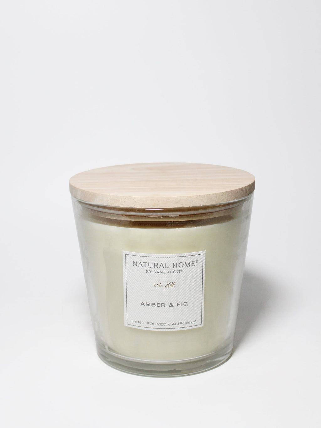 Amber & Fig Natural Home Hand-poured 31 oz scented candle