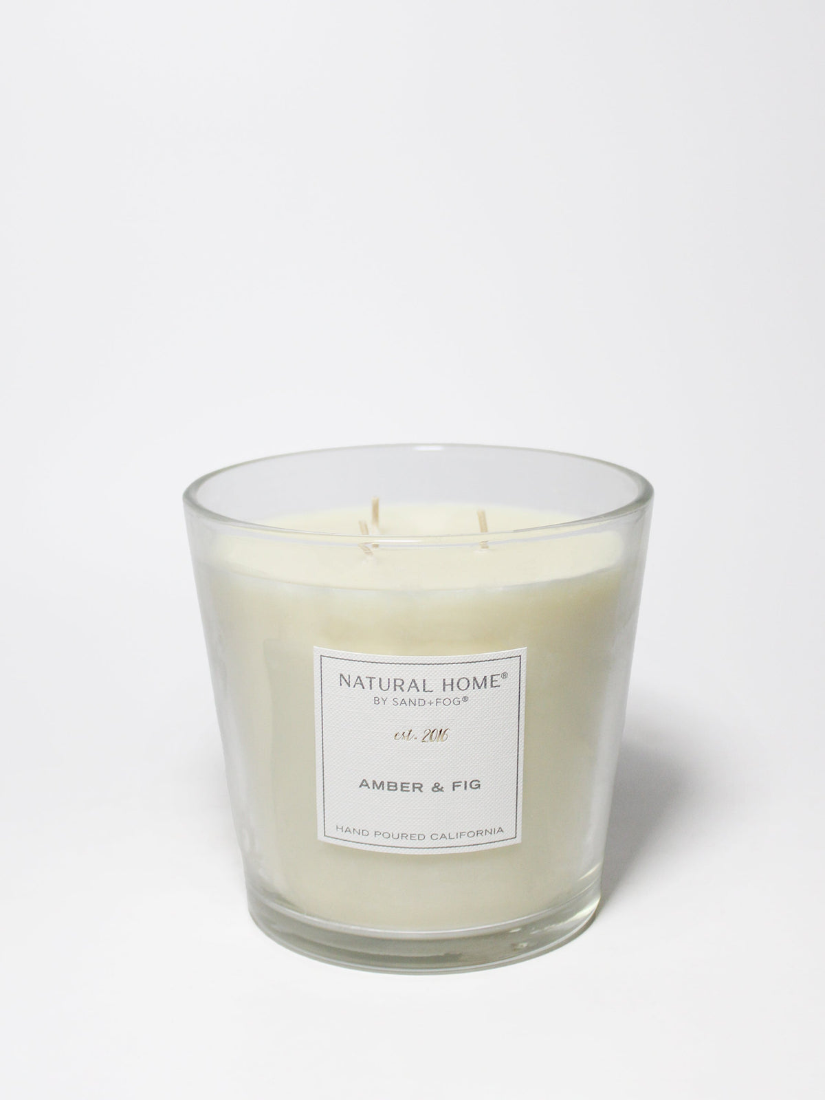 Amber & Fig Natural Home Hand-poured 31 oz scented candle