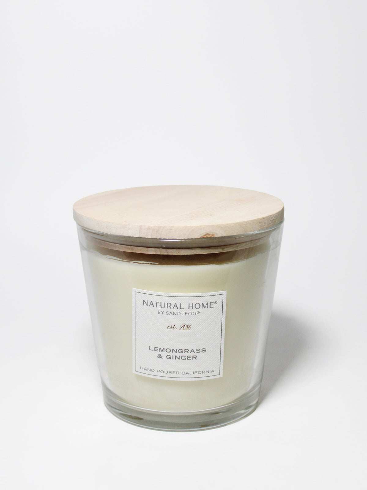Lemongrass & Ginger Natural Home Hand-poured 31 oz scented candle