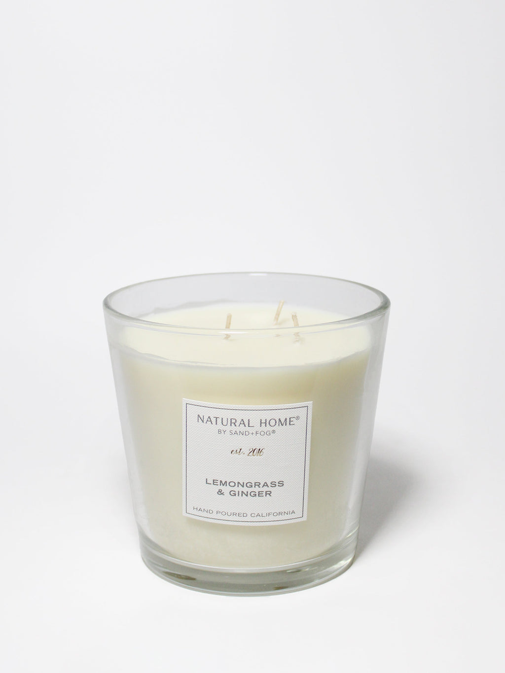 Lemongrass & Ginger Natural Home Hand-poured 31 oz scented candle