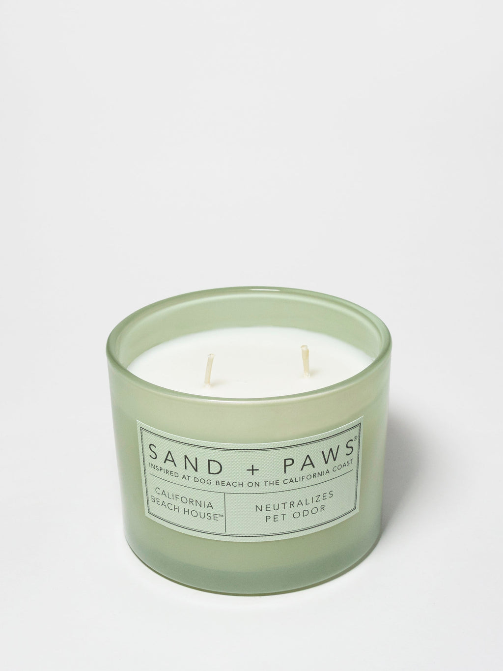 Sand + Paws California Beach House Hand-poured 12 oz scented candle