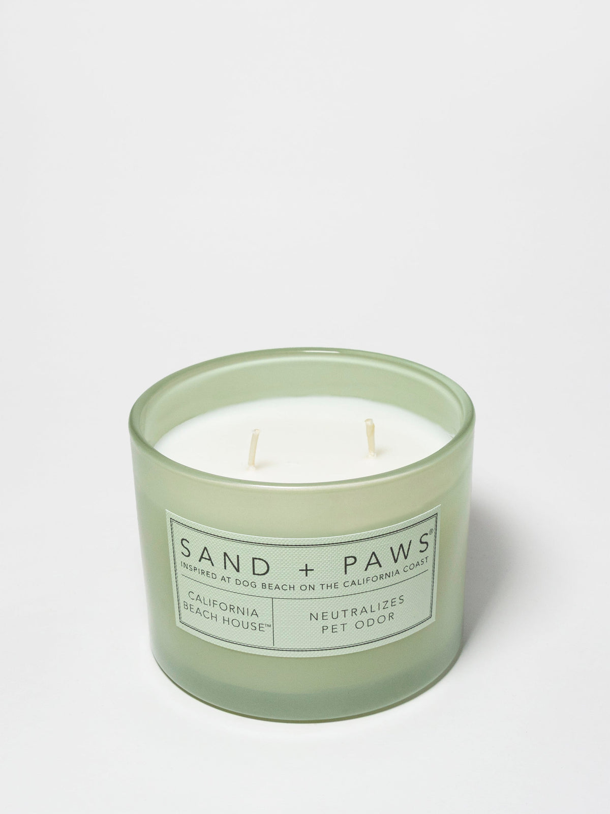 Sand + Paws California Beach House Hand-poured 12 oz scented candle
