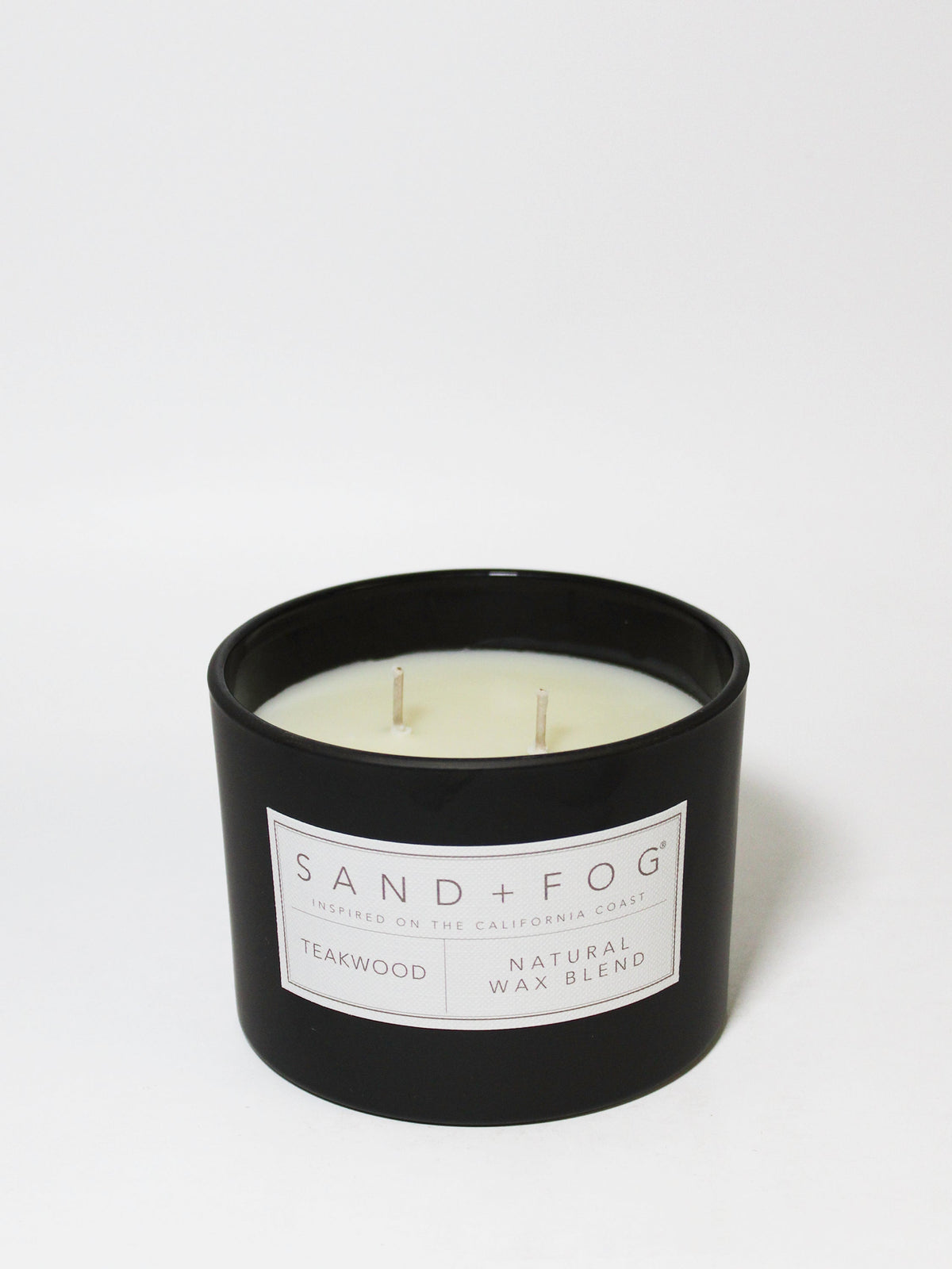 Teakwood Hand-poured 12 oz scented candle