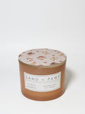 Sand + Paws Floral Bamboo Hand-poured 12 oz scented candle