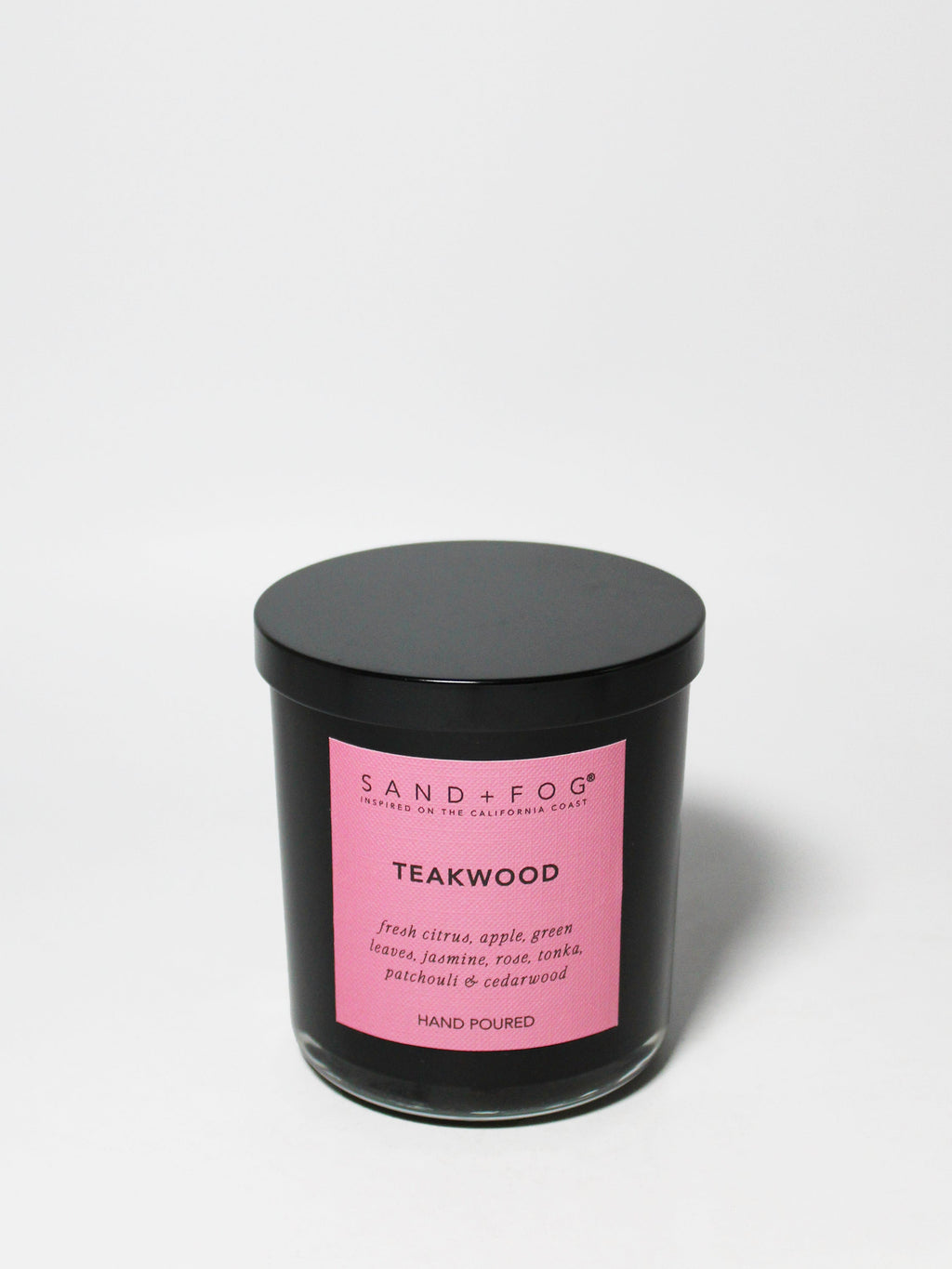 Teakwood Hand-poured 10 oz scented candle