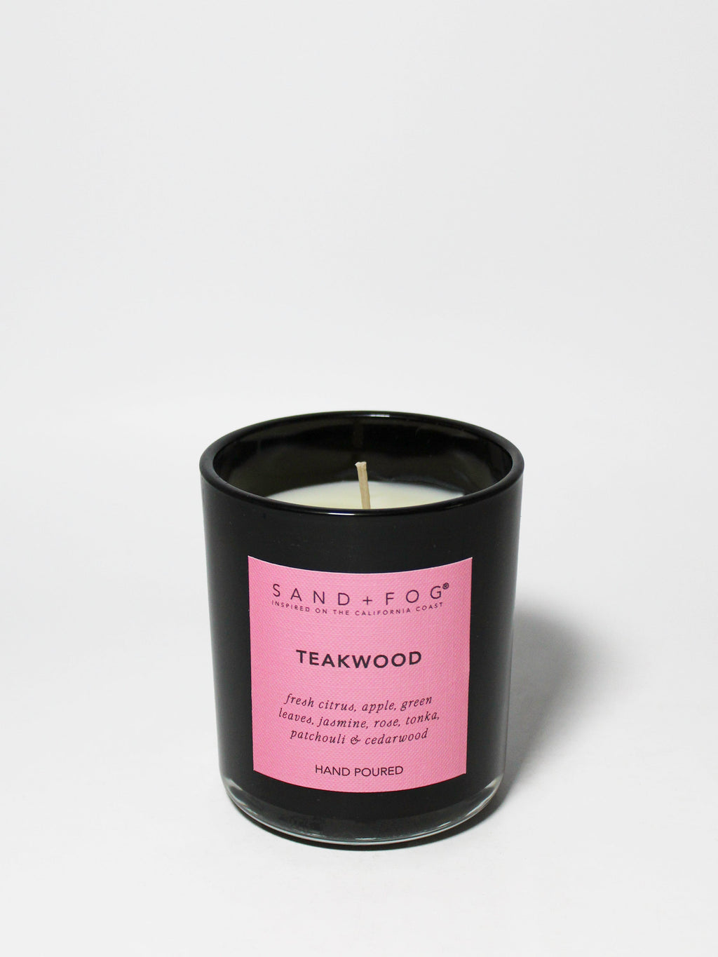 Teakwood Hand-poured 10 oz scented candle