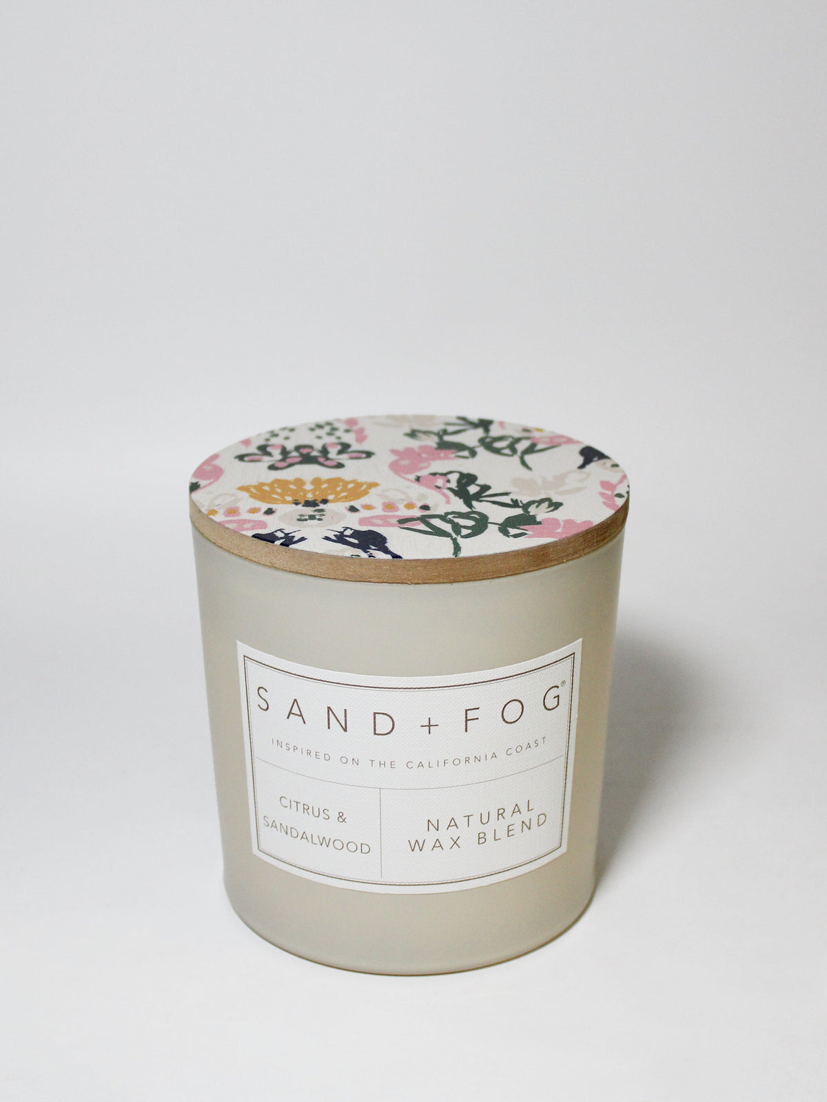 Citrus & Sandalwood Hand-poured 21 oz scented candle