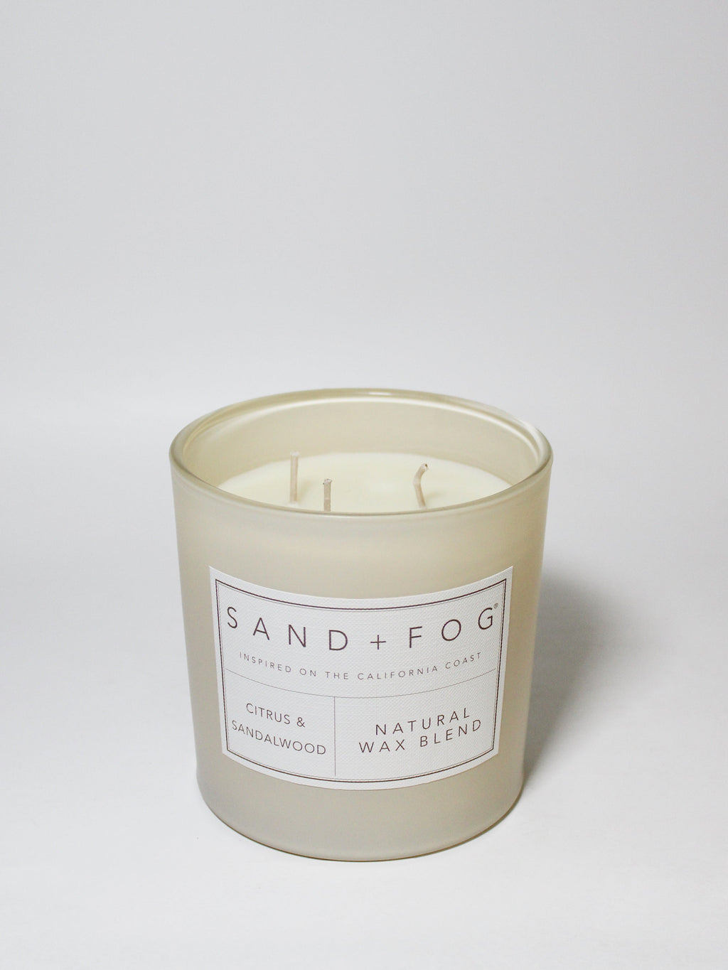 Citrus & Sandalwood Hand-poured 21 oz scented candle