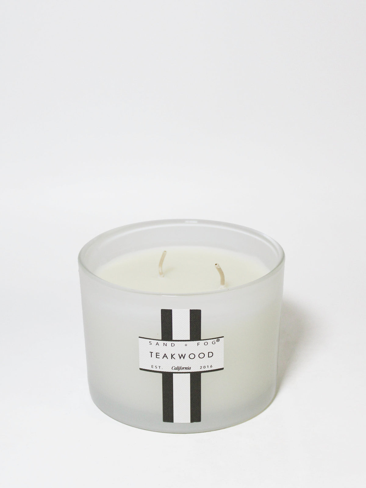 Teakwood Hand-poured 12 oz scented candle