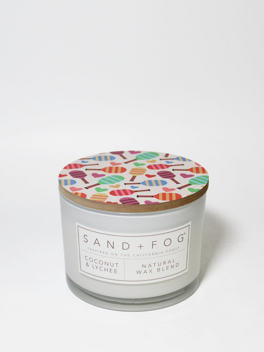 Coconut & Lychee Hand-poured 12 oz scented candle