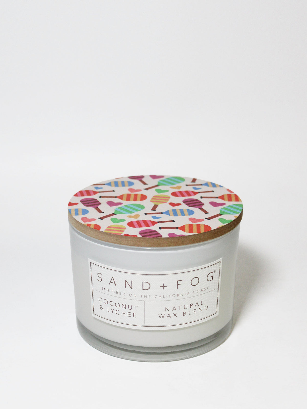 Coconut & Lychee Hand-poured 12 oz scented candle