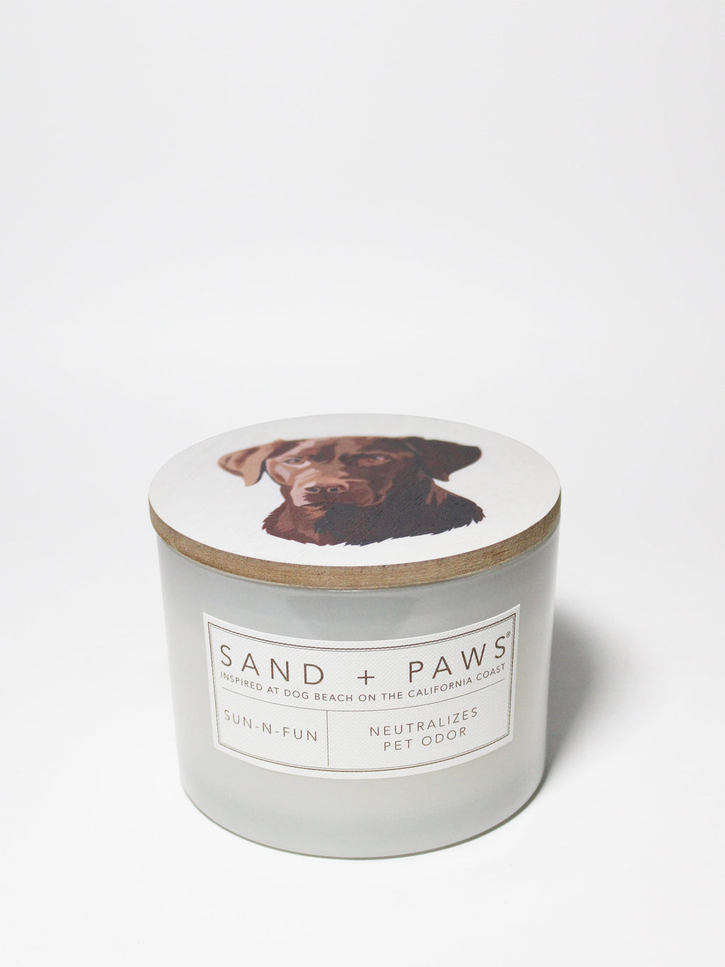 Sand + Paws Sun-n-Fun Hand-poured 12 oz scented candle