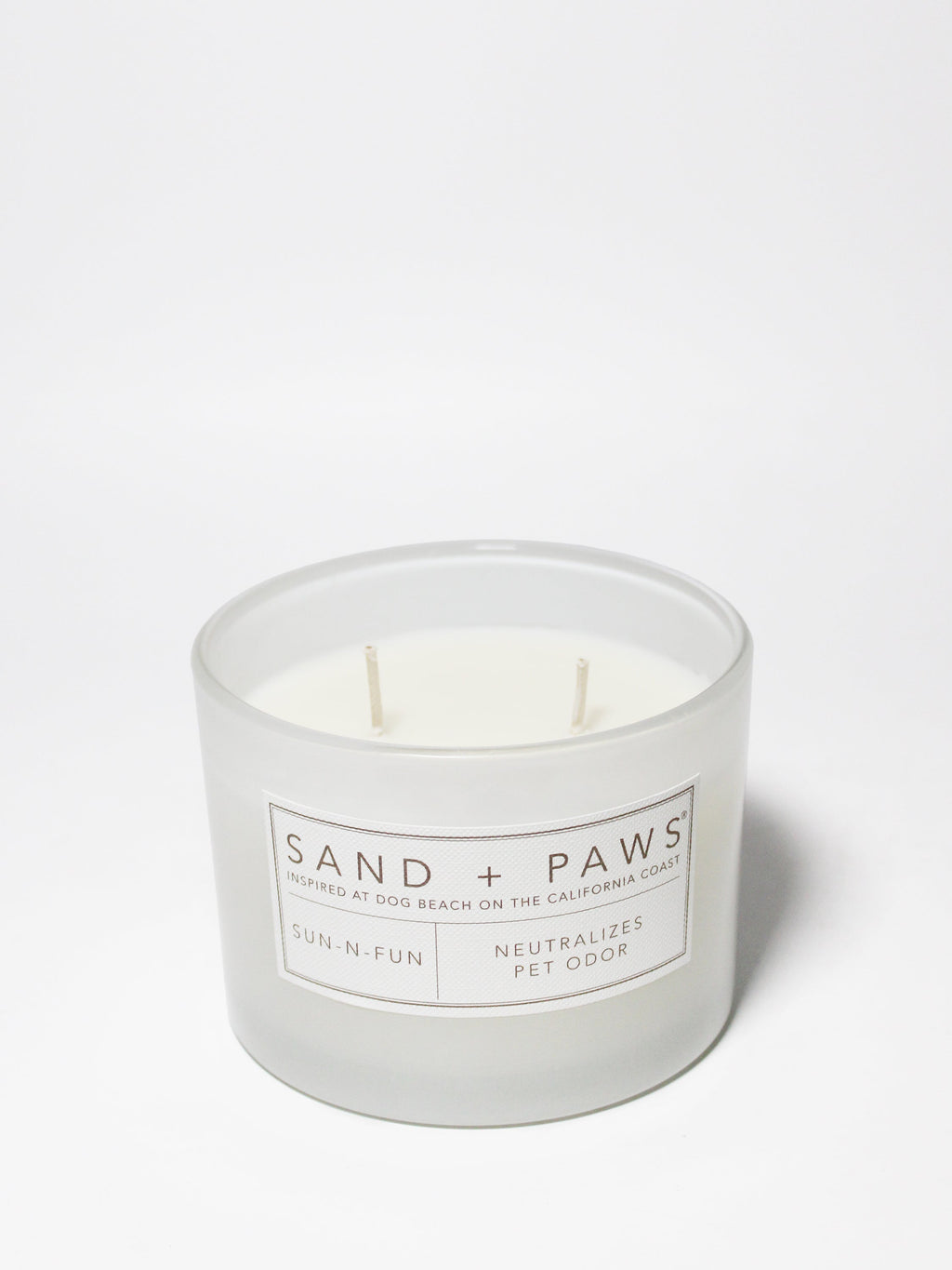 Sand + Paws Sun-n-Fun Hand-poured 12 oz scented candle