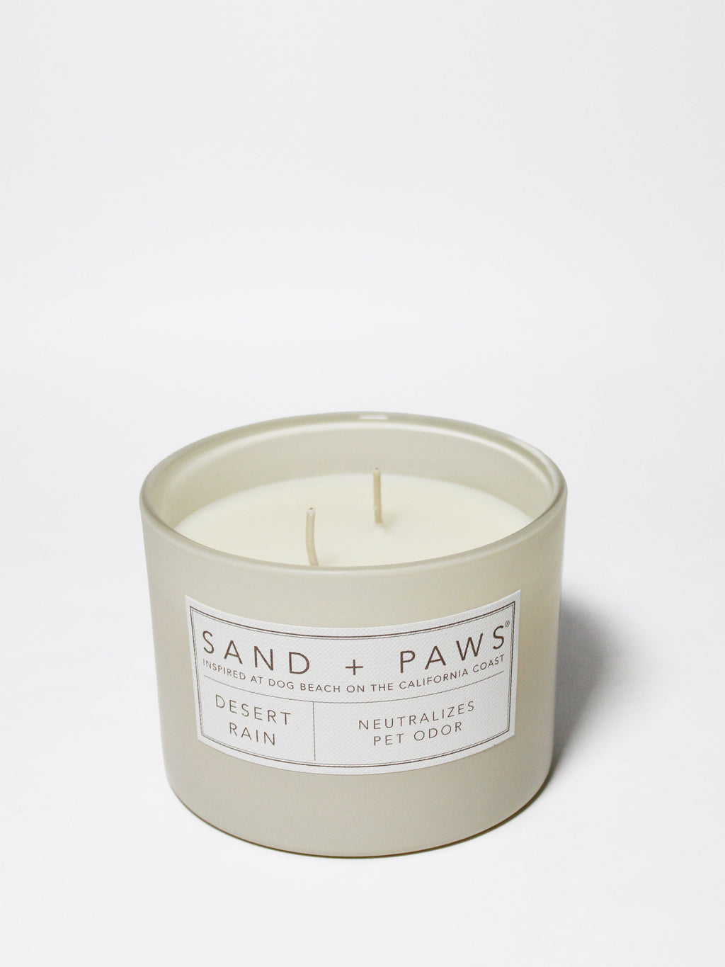 Sand + Paws Desert Rain Hand-poured 12 oz scented candle