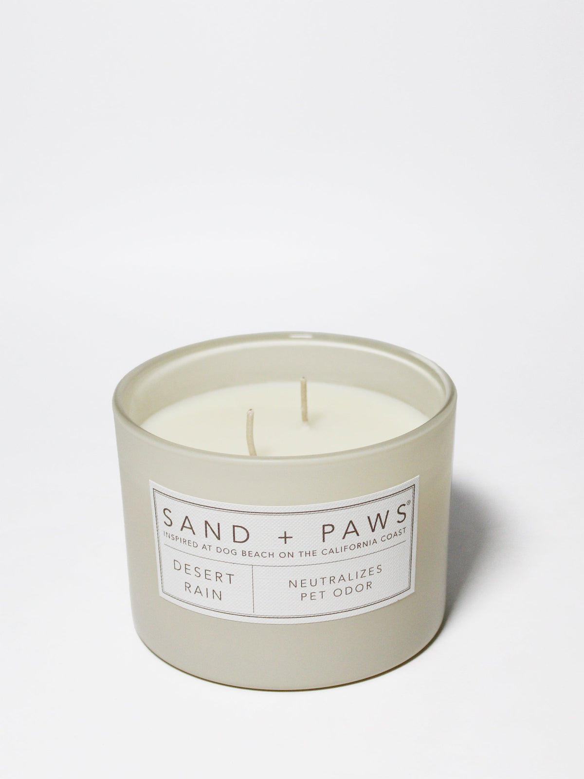 Sand + Paws Desert Rain Hand-poured 12 oz scented candle