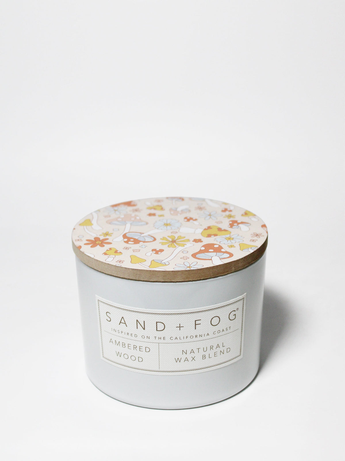 Ambered Wood Hand-poured 12 oz scented candle