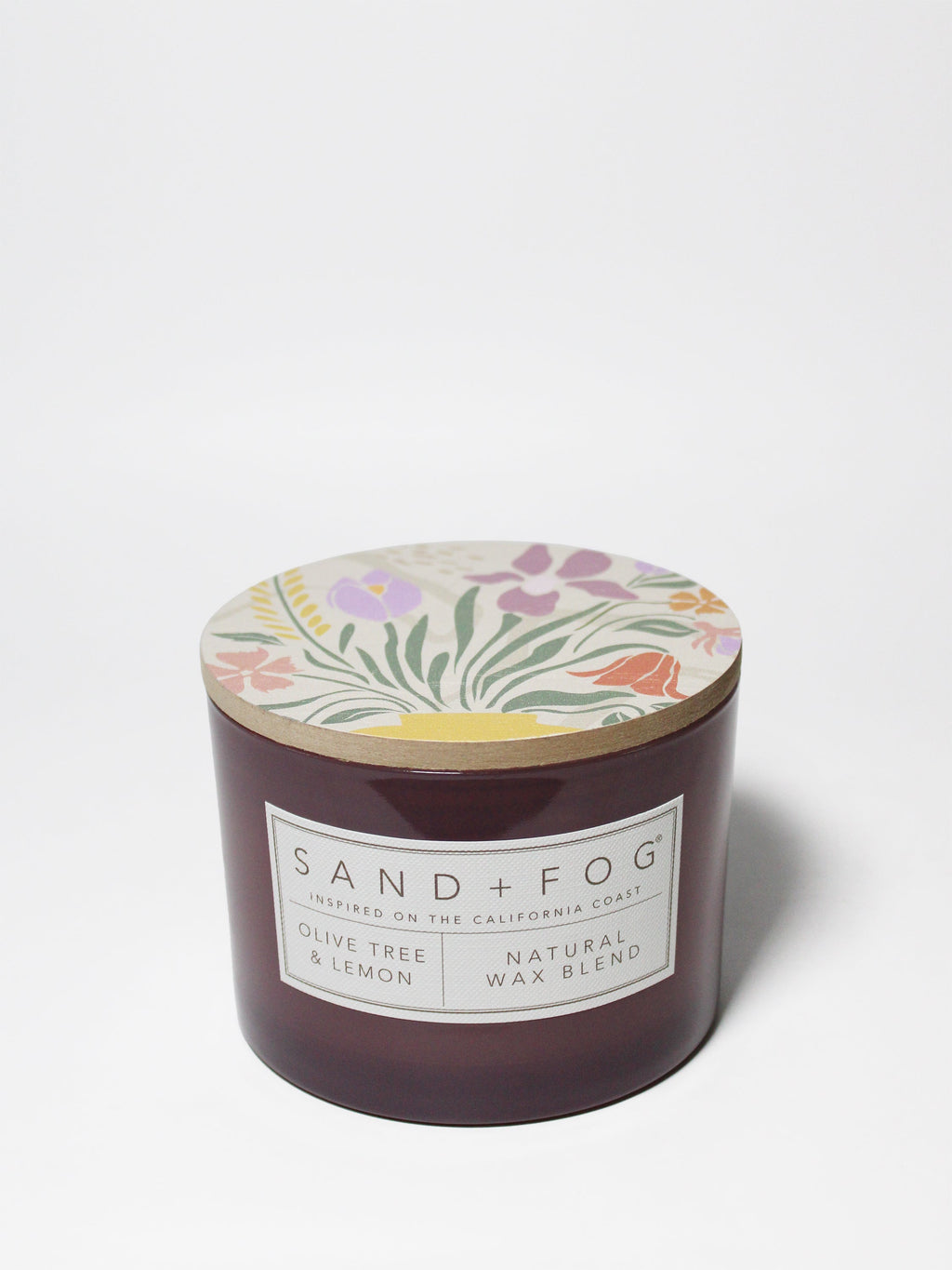 Olive Tree & Lemon Hand-poured 12 oz scented candle