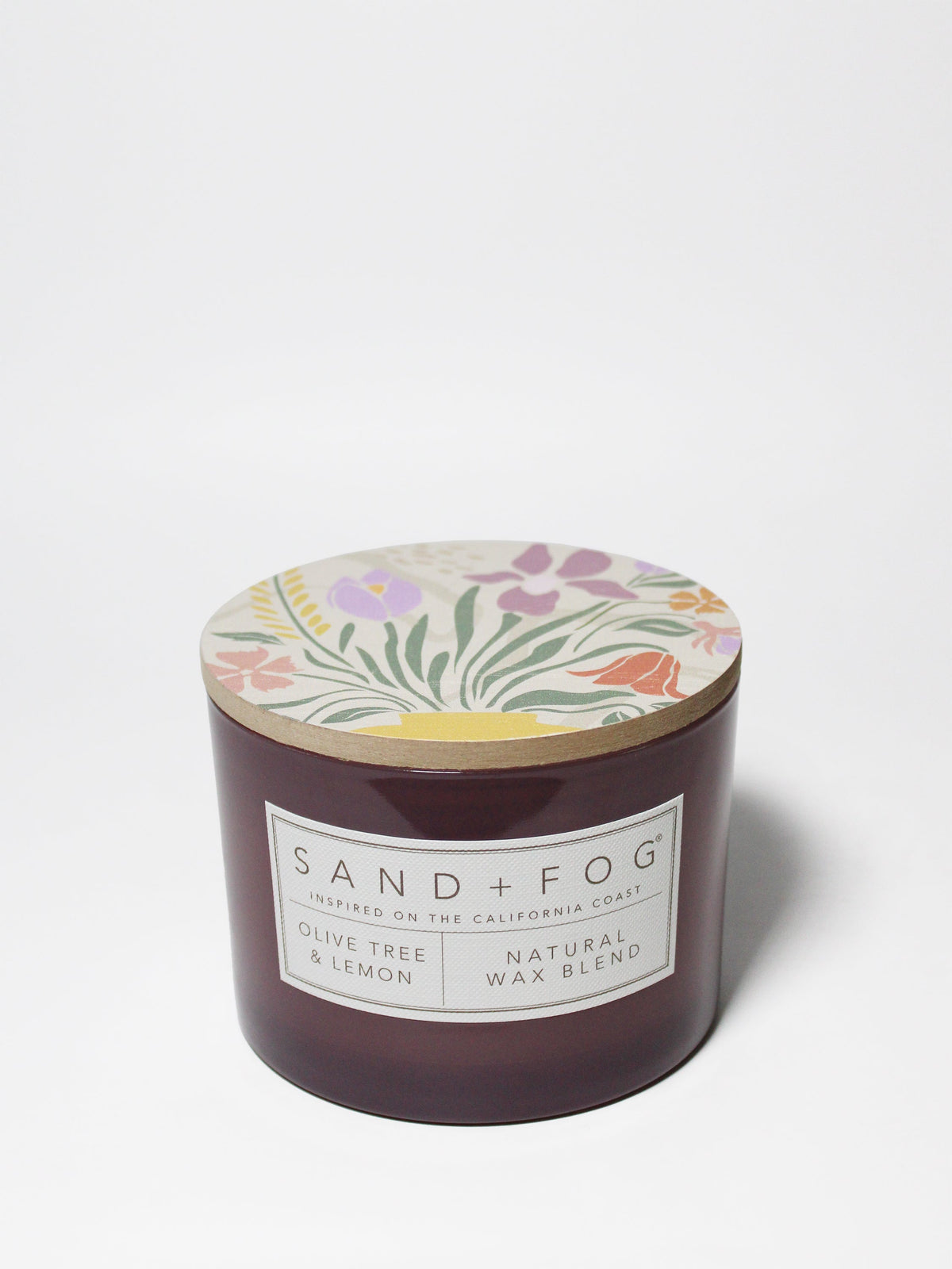 Olive Tree & Lemon Hand-poured 12 oz scented candle