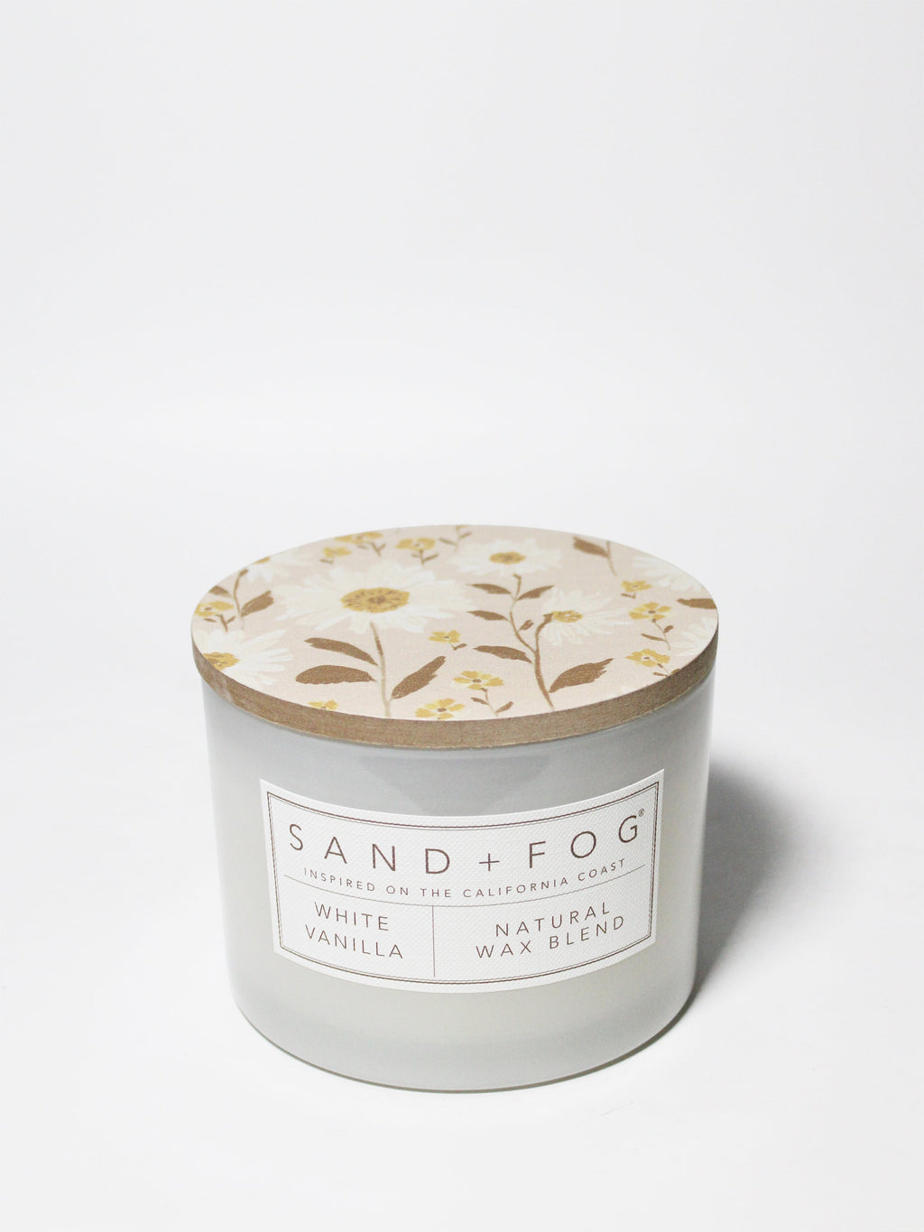 White Vanilla Hand-poured 12 oz scented candle